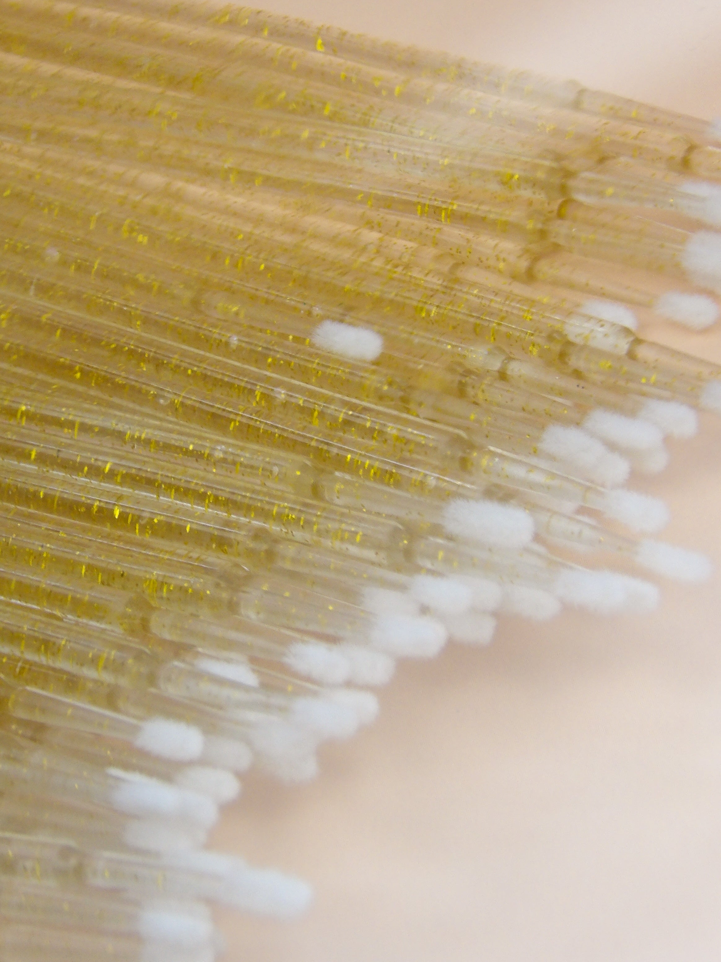 Gold Glitter Micro Applicators | 25 pack